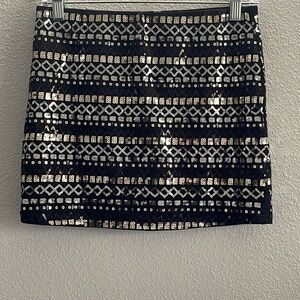 Michel Sequin Mini Skirt Size S|M